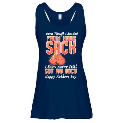 Not From Your Sack I Know You've Still Got My Back Ladies Essential Flowy Tank