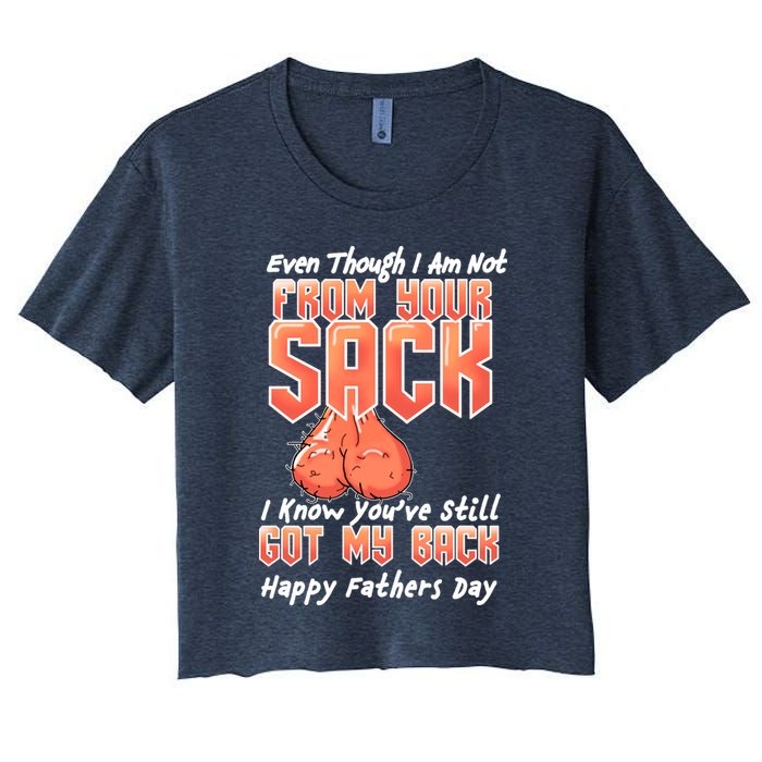 Not From Your Sack I Know You've Still Got My Back Crop Top