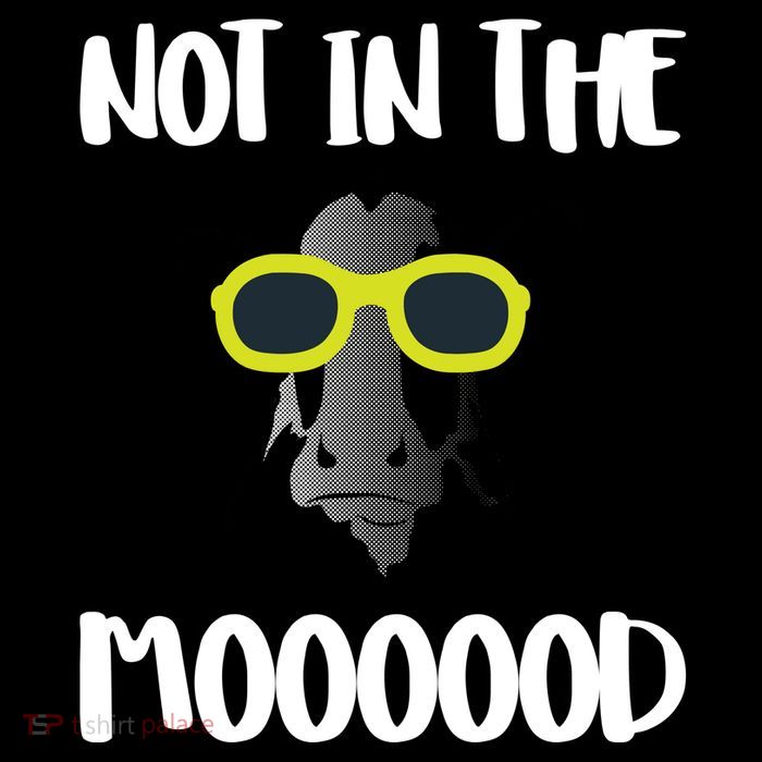 Not In The Moooood Flexfit Unipanel Trucker Cap