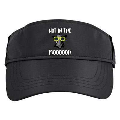 Not In The Moooood Adult Drive Performance Visor