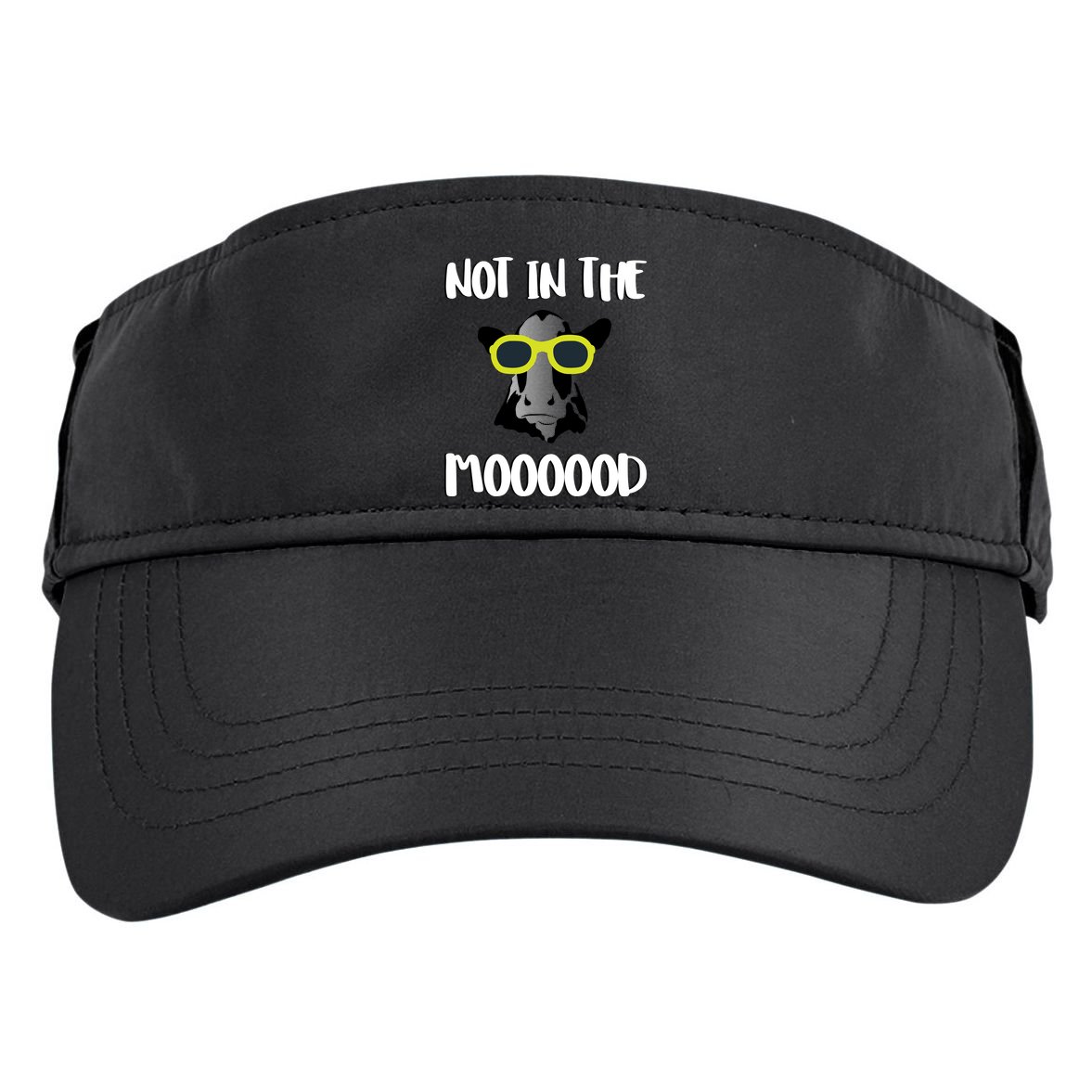 Not In The Moooood Adult Drive Performance Visor