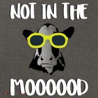 Not In The Moooood Cotton Canvas Backpack