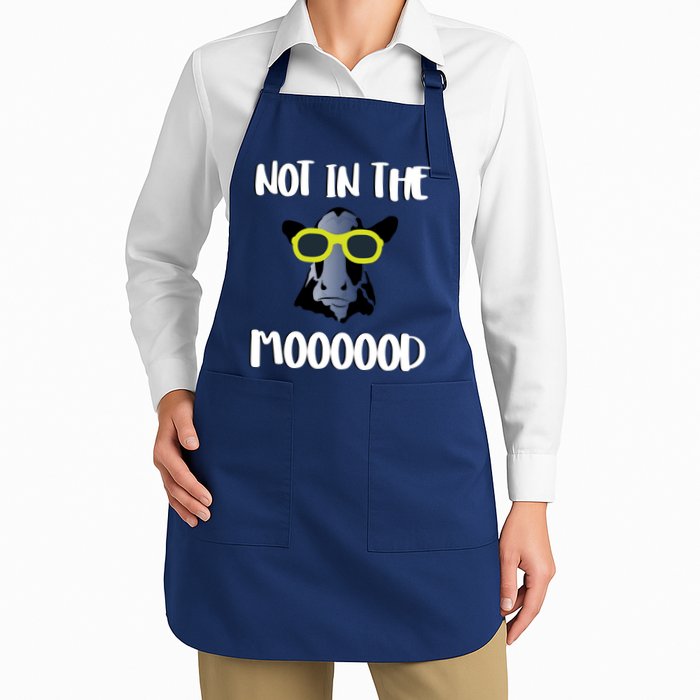 Not In The Moooood Apron