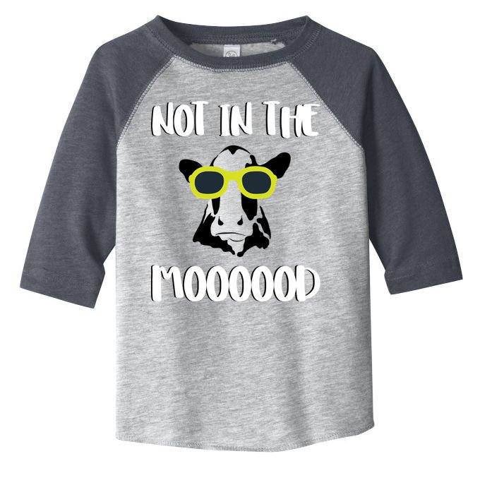 Not In The Moooood Toddler Fine Jersey T-Shirt