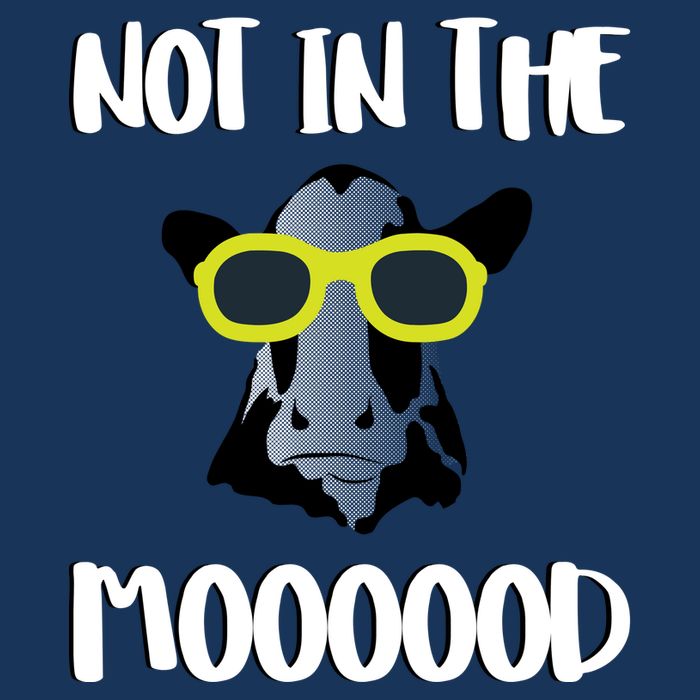 Not In The Moooood Toddler T-Shirt