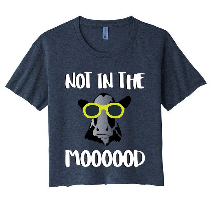 Not In The Moooood Crop Top