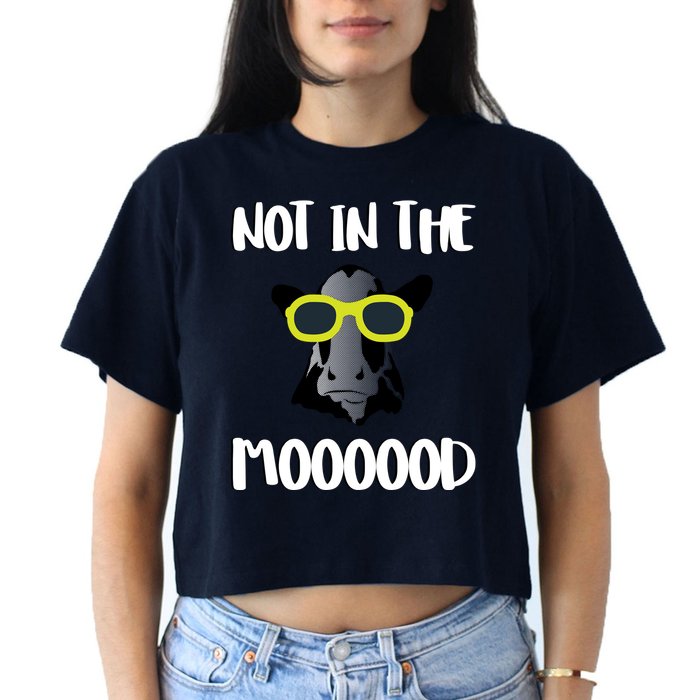 Not In The Moooood Crop Top
