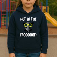 Not In The Moooood Kids Hoodie