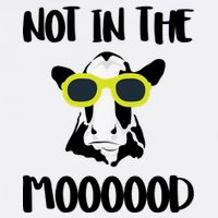 Not In The Moooood Garment-Dyed Sweatshirt