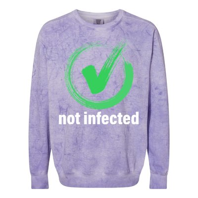 Not Infected Colorblast Crewneck Sweatshirt