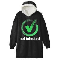 Not Infected Hooded Wearable Blanket