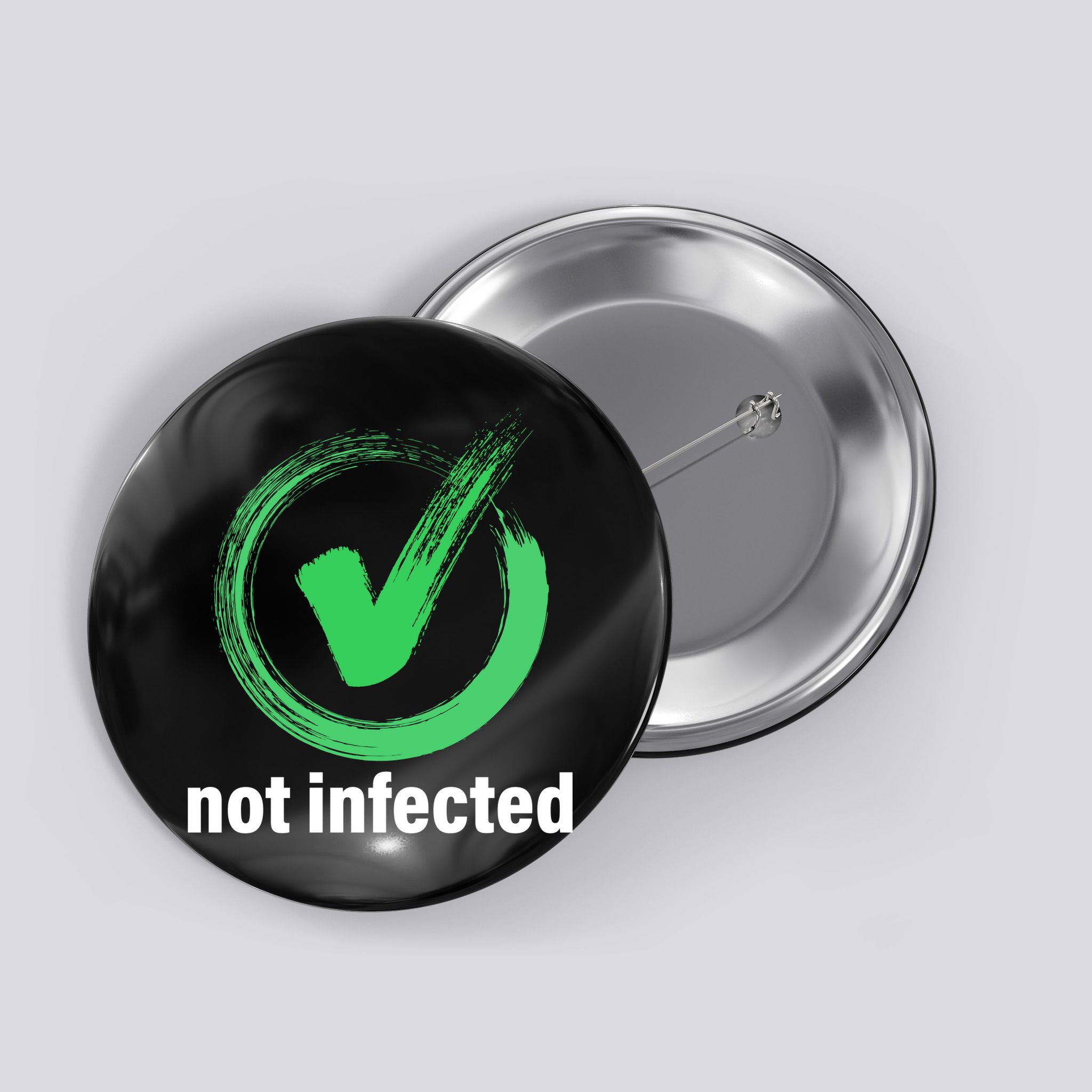Not Infected Button