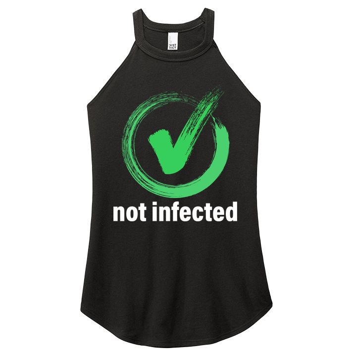 Not Infected Women's Perfect Tri Rocker Tank