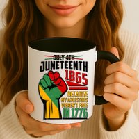 Not July 4th Juneteenth 1865 My Ancestors Weren't Free In 1776 Mug