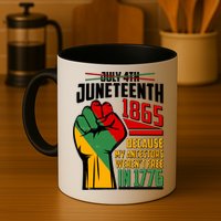 Not July 4th Juneteenth 1865 My Ancestors Weren't Free In 1776 Mug