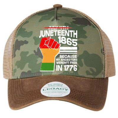 Not July 4th Juneteenth 1885 Legacy Tie Dye Trucker Hat