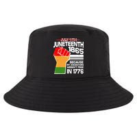 Not July 4th Juneteenth 1885 Cool Comfort Performance Bucket Hat