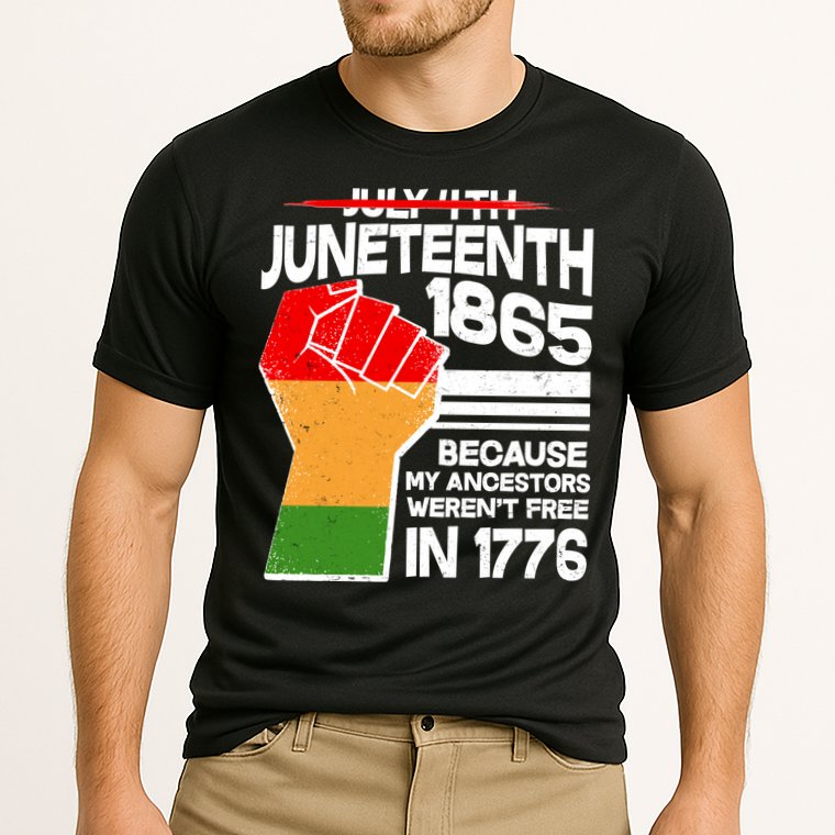 Not July 4th Juneteenth 1885 Performance Shirt