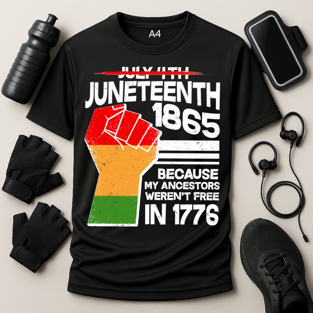 Not July 4th Juneteenth 1885 Performance Shirt