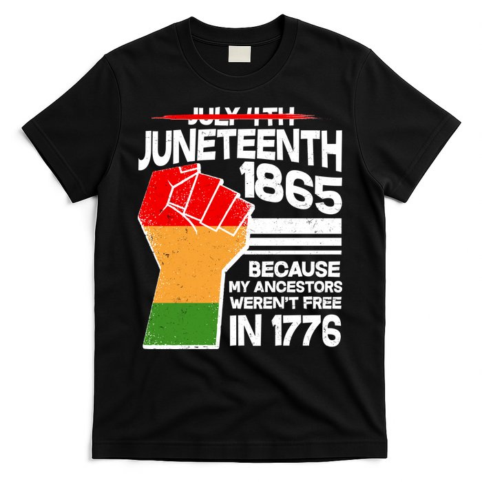 Not July 4th Juneteenth 1885 T-Shirt