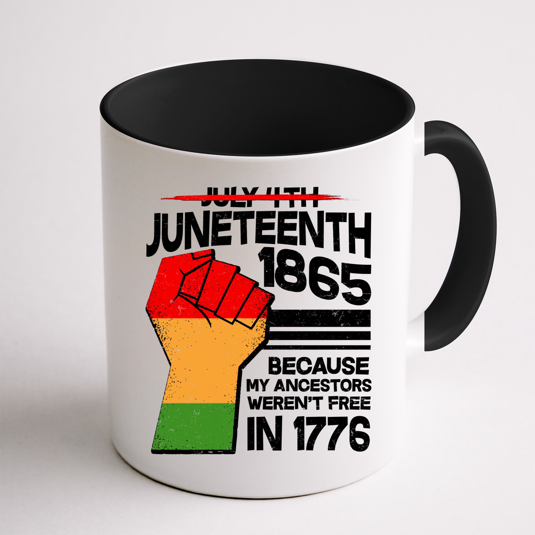 Not July 4th Juneteenth 1885 Mug