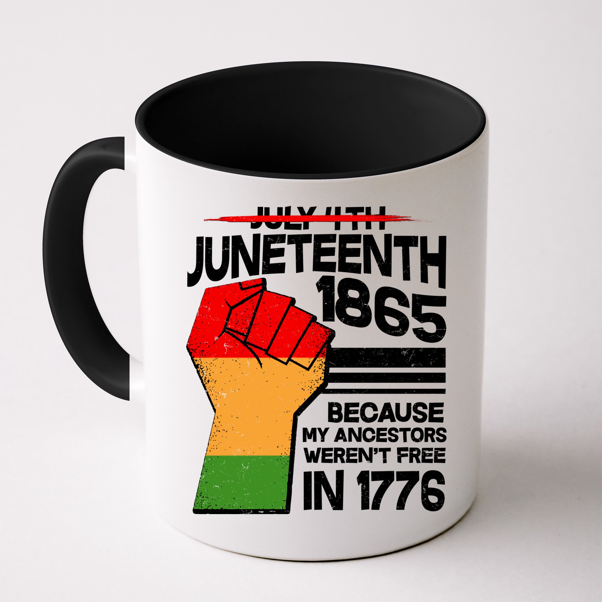 Not July 4th Juneteenth 1885 Mug