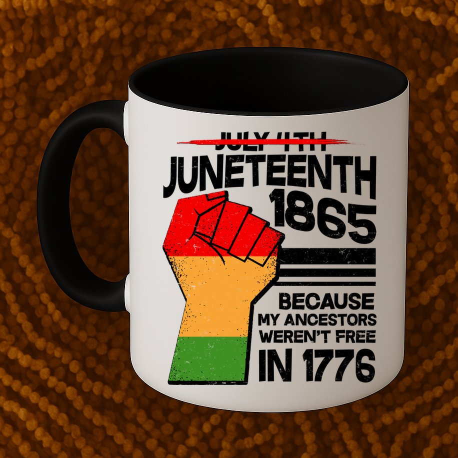 Not July 4th Juneteenth 1885 Mug