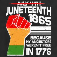 Not July 4th Juneteenth 1885 Golf Towel