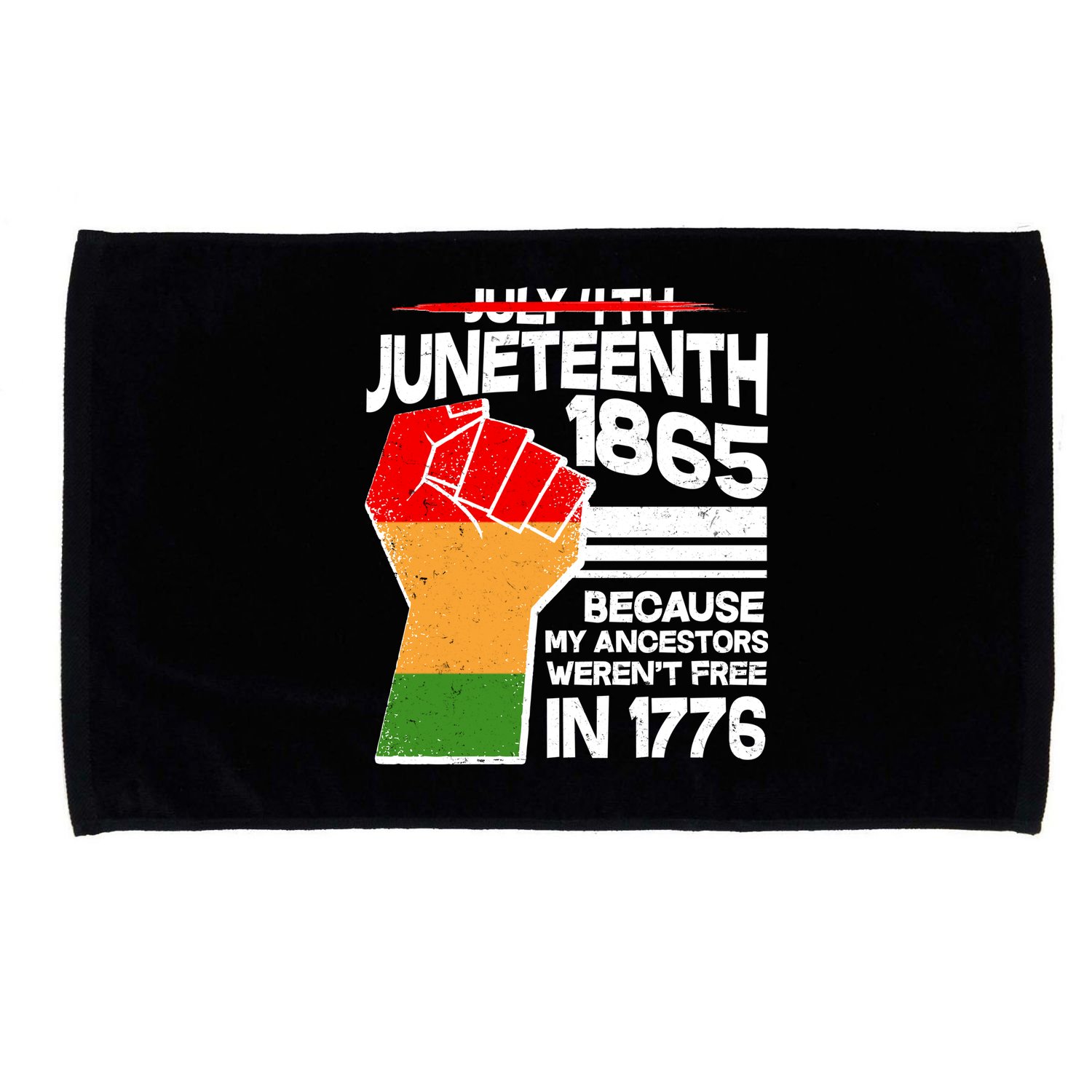 Not July 4th Juneteenth 1885 Microfiber Hand Towel