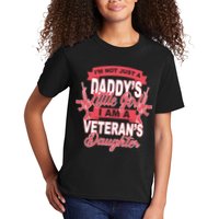 Not just A Daddy's Little Girl I'm A Veterans Daughter Kids T-Shirt