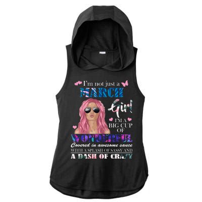 Not Just A March Girl Wonderful Sassy Birthday  Ladies PosiCharge Tri-Blend Wicking Draft Hoodie Tank