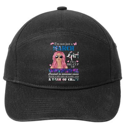 Not Just A March Girl Wonderful Sassy Birthday  7-Panel Snapback Hat