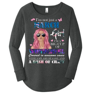 Not Just A March Girl Wonderful Sassy Birthday  Women's Perfect Tri Tunic Long Sleeve Shirt