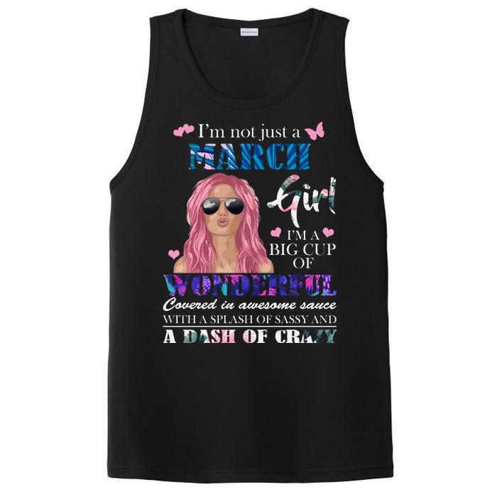 Not Just A March Girl Wonderful Sassy Birthday  PosiCharge Competitor Tank