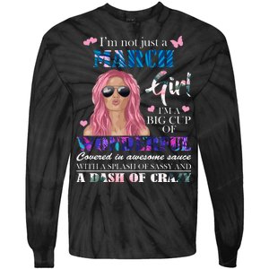 Not Just A March Girl Wonderful Sassy Birthday  Tie-Dye Long Sleeve Shirt