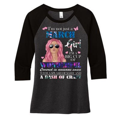 Not Just A March Girl Wonderful Sassy Birthday  Women's Tri-Blend 3/4-Sleeve Raglan Shirt