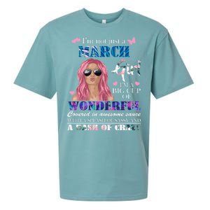 Not Just A March Girl Wonderful Sassy Birthday  Sueded Cloud Jersey T-Shirt