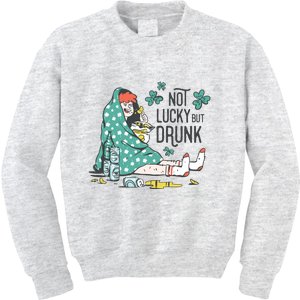 Not Lucky But Drunk Kids Sweatshirt