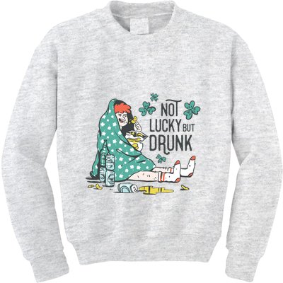 Not Lucky But Drunk Kids Sweatshirt