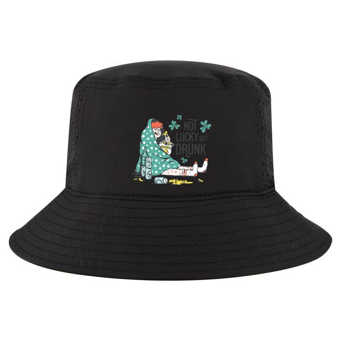 Not Lucky But Drunk Cool Comfort Performance Bucket Hat