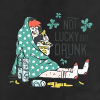 Not Lucky But Drunk Cool Comfort Performance Bucket Hat