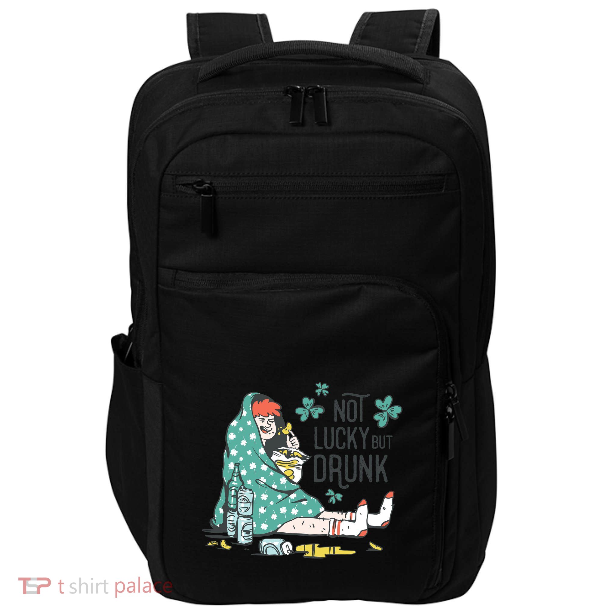 Not Lucky But Drunk Impact Tech Backpack