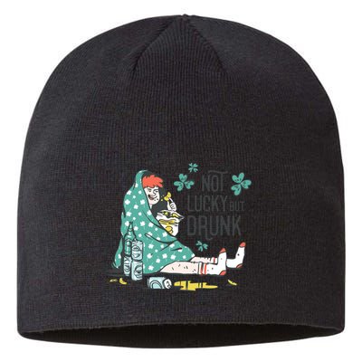 Not Lucky But Drunk Sustainable Beanie