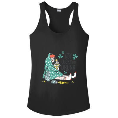 Not Lucky But Drunk Ladies PosiCharge Competitor Racerback Tank