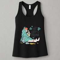 Not Lucky But Drunk Womens Tank Top