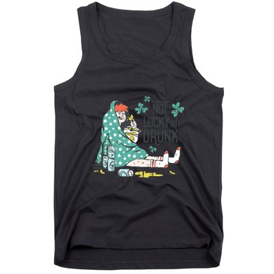 Not Lucky But Drunk Tank Top