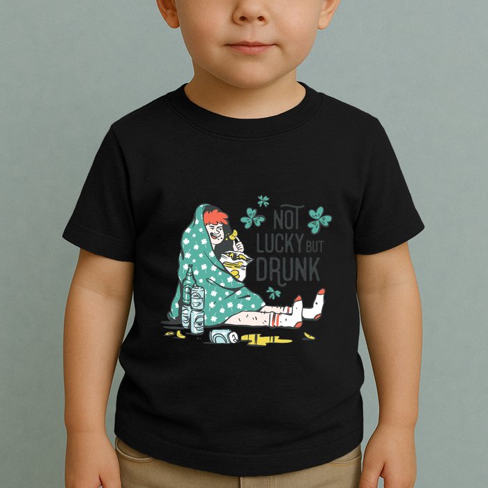 Not Lucky But Drunk Toddler T-Shirt