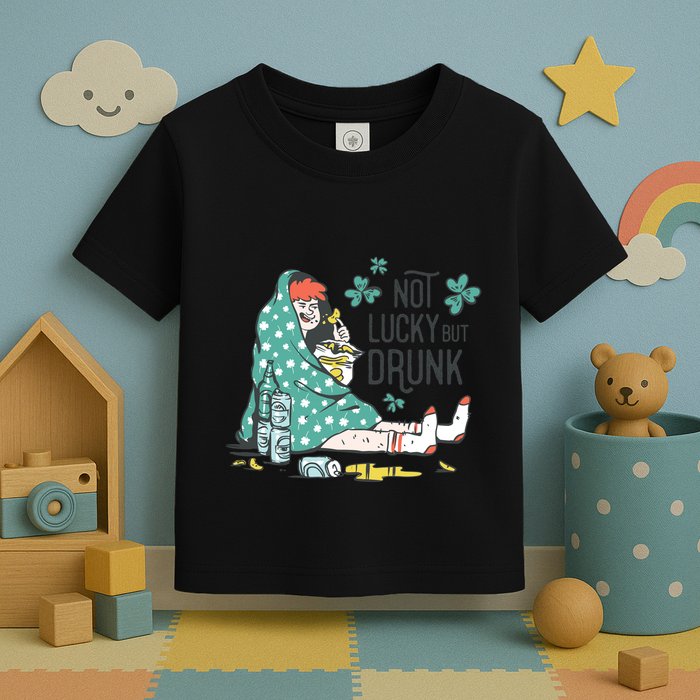 Not Lucky But Drunk Toddler T-Shirt