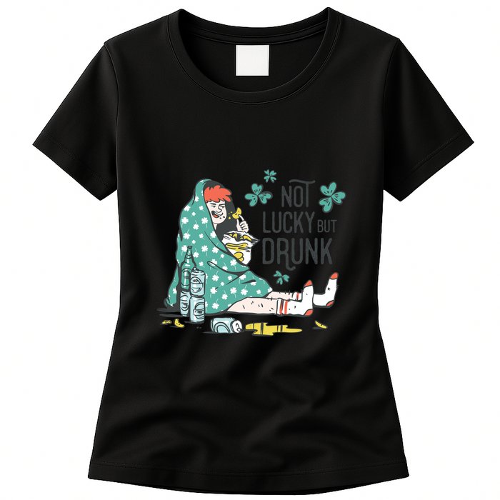 Not Lucky But Drunk Womens T-Shirt