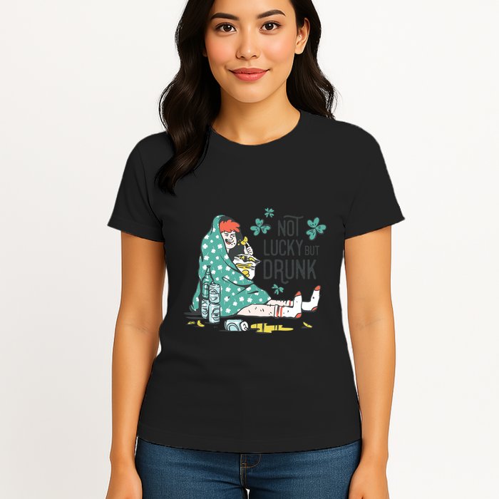 Not Lucky But Drunk Womens T-Shirt